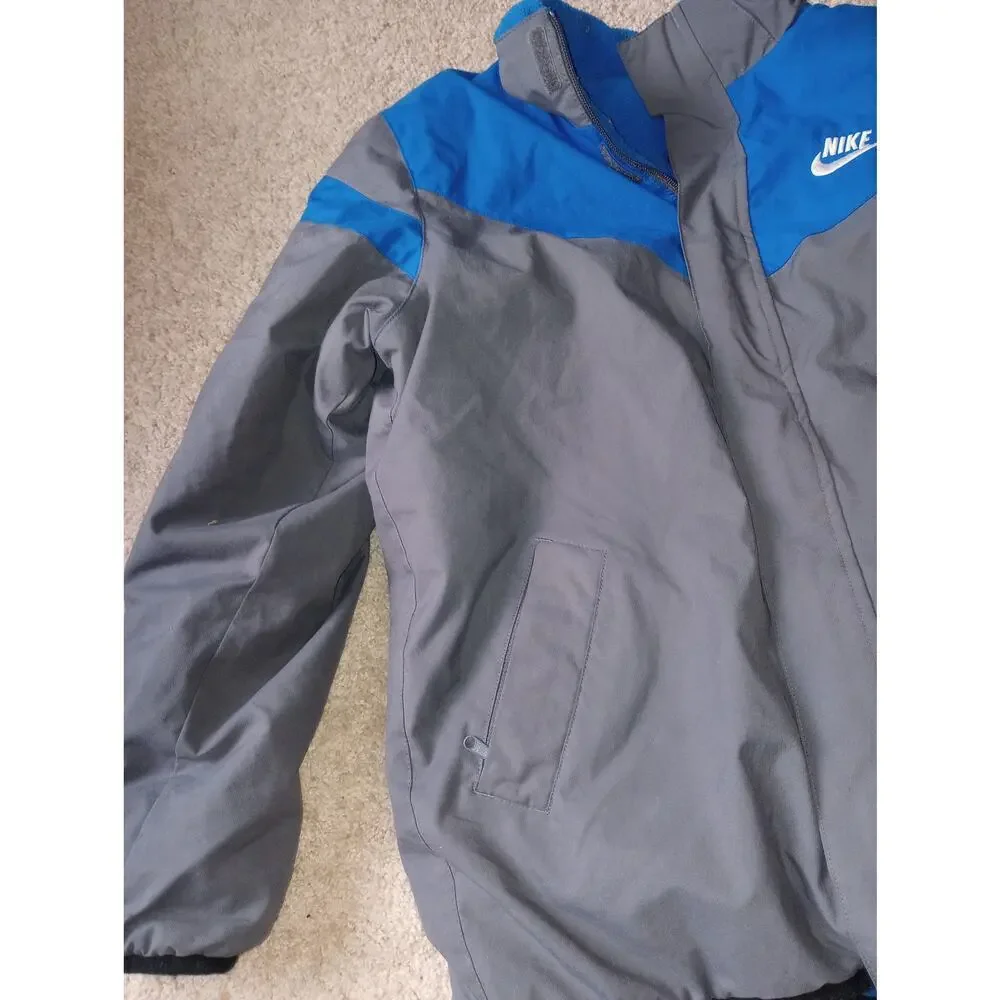 Kids Nike Reversible Jacket Zipper‎ Blue/Grey Outdoors